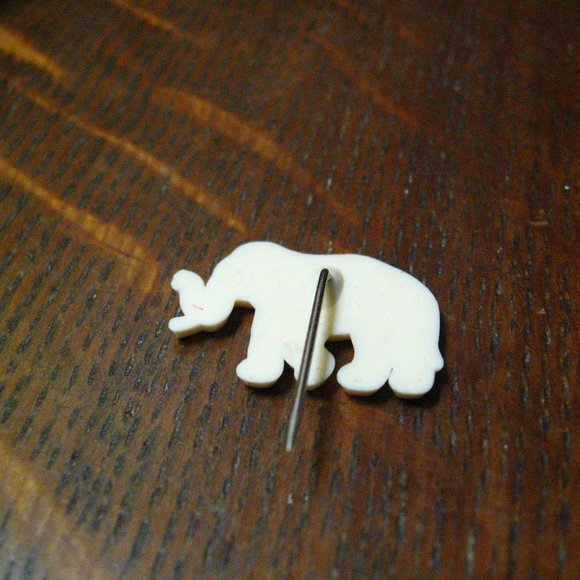🐘 Republican Party Elephant Vintage Lapel Stick Pin - Picture 4 of 4